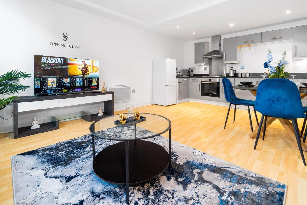 Beautiful Birmingham Central Spacious Apartment-Free Parking, Wifi, Contractors, Hs2, Bullring, Birmingham City Fc Kültér fotó